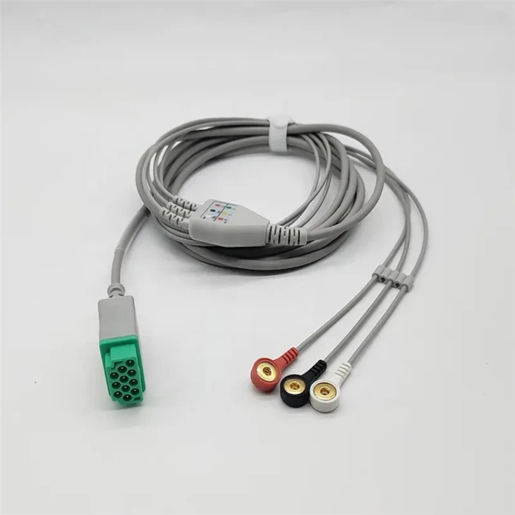 GE 11-Pin 3-Lead ECG/EKG Cable suppliers