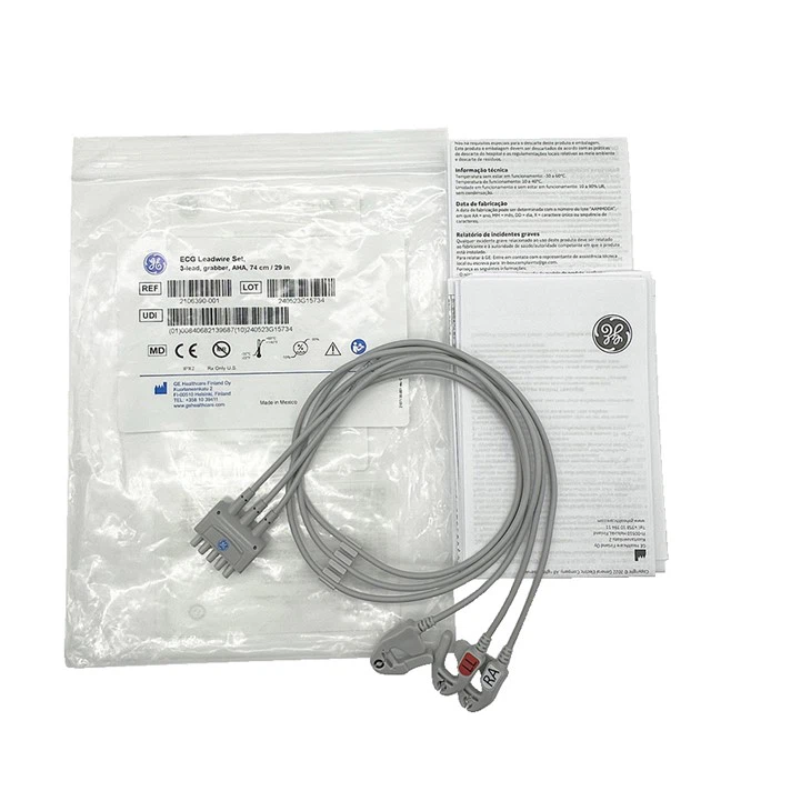 Originele GE ECG LeadWire 3- Lead Grabber 2106390-001