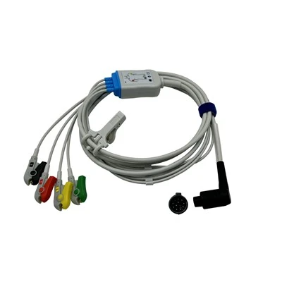Corpuls 4-lead ECG-kabel en leadwires IEC-clip