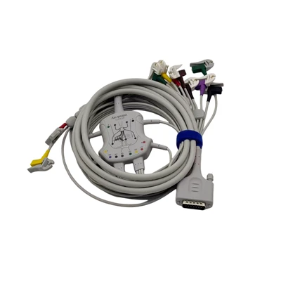 Mindray R12 12-lead-ECG-machinekabel EC6411