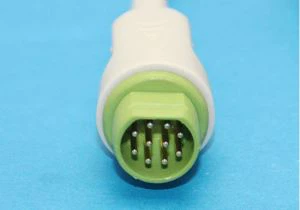 Siemens 10pin 3lead ECG-kabel, IEC / AHA, grijper / clip met CE