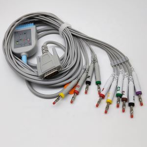 Nihon Kohden Compatibele EKG-kabel en leadwires-banaan