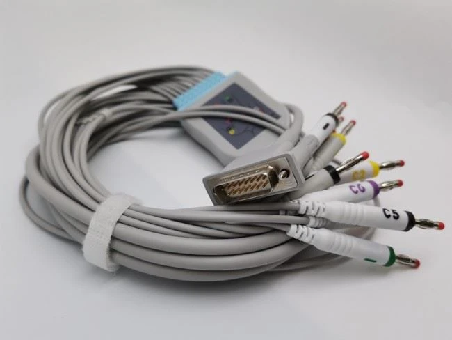 Philips Compatible ECG EKG Cable With Leadwires IEC