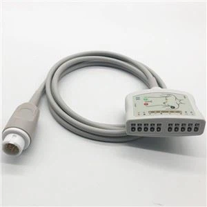 IEC/AHA Edan Elite V8 EKG/ECG Trunk-kabel